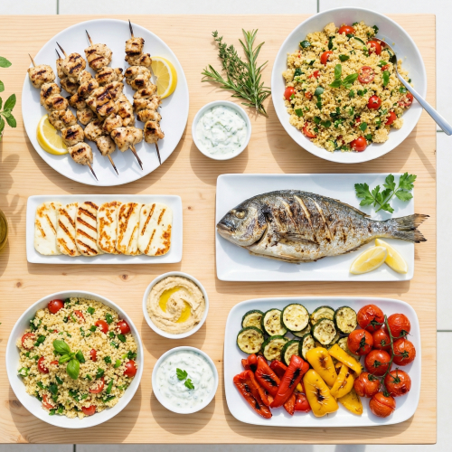 Mediterranean BBQ buffet-1