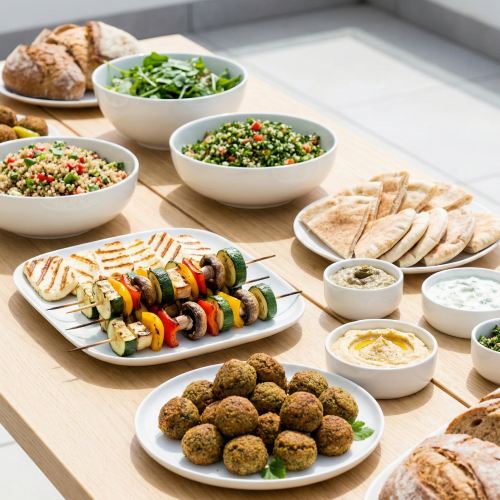 Vegetarian BBQ buffet-1